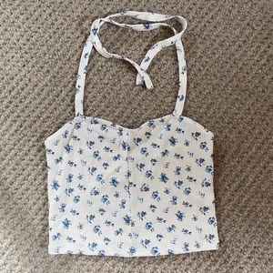 Pacsun floral halter/tank top